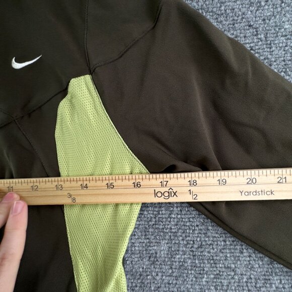 Nike Girls Green Jacket Small 4-6 Stretch Full Zip W/ Pockets, Logo Youth Kids - Picture 5 of 16